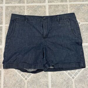Size 12 Dockers Women's Dark Blue Jean Shorts